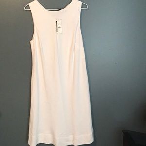 New York & Company White linen dress NWT sz14 👗👠